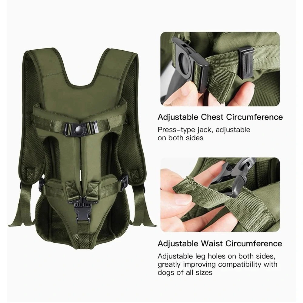 Olive Green Dog Carrier Backpack